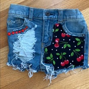 Custom 🍒 jean shorts!